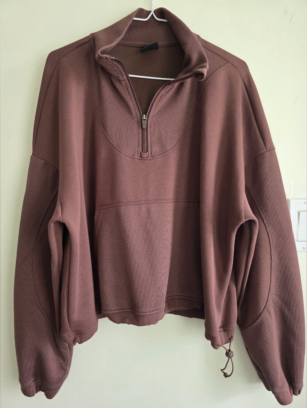 Spyder Brown Lightweight Cropped Sweater